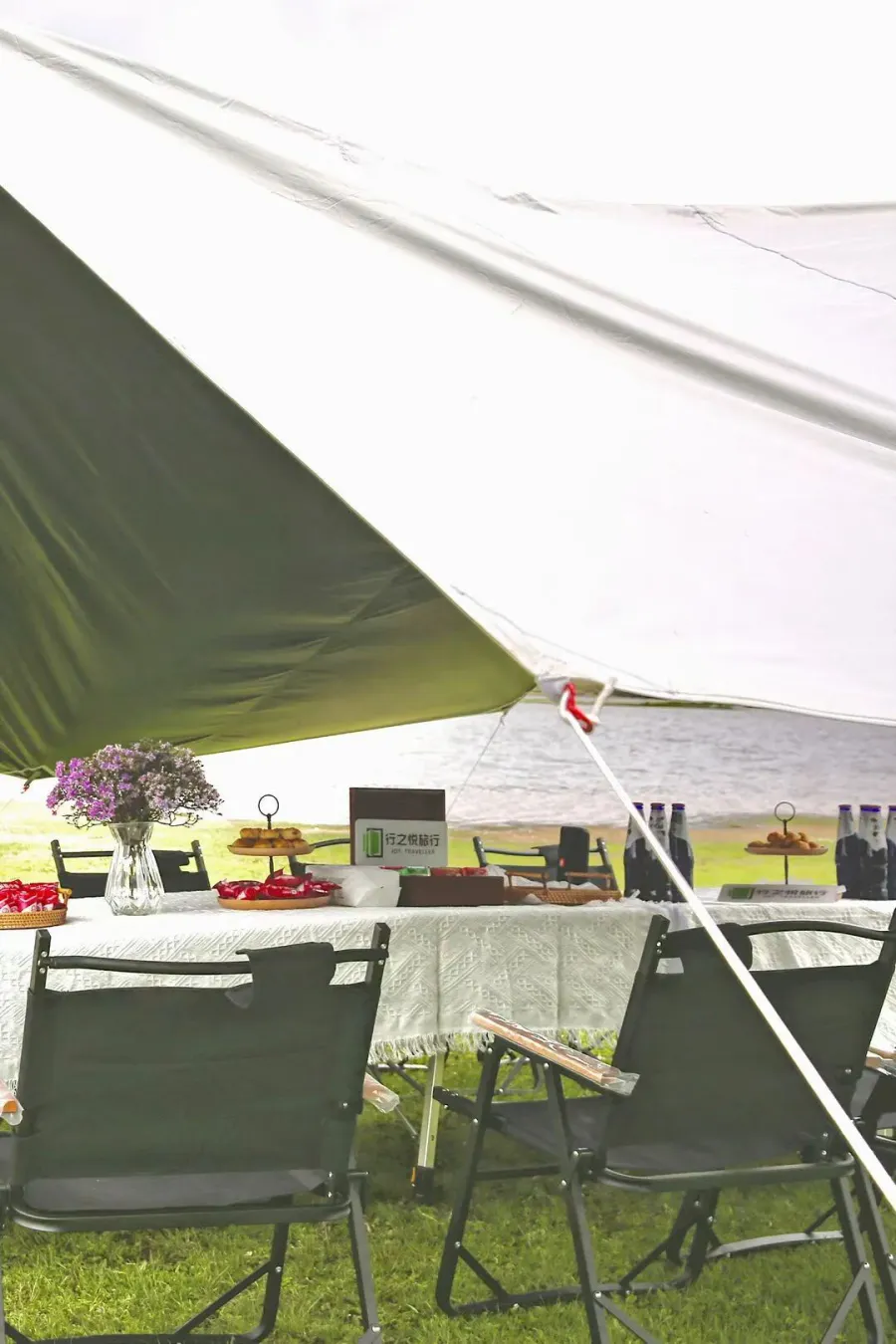A private outdoor service setup by Joy Traveller